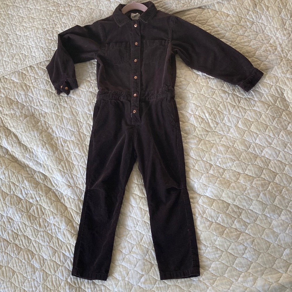 H&M Corduroy Utility Jumpsuit Girl 4-5